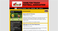 Desktop Screenshot of hamiltontouchfootball.com