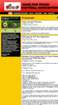Mobile Screenshot of hamiltontouchfootball.com